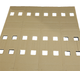 ダンボールの加工・設計の有限会社カートンパーツセンターの製作実績の一例